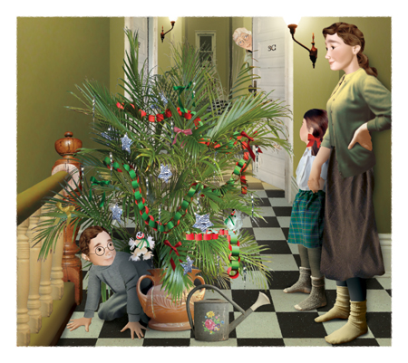 Illustration "Junior / One Splendid Tree", KidsCan Press